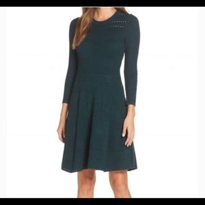 Eliza J Fit & Flare Sweater dress NWT